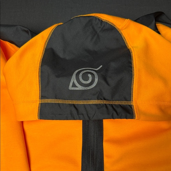Nike Jordan X Zion X Naruto Small/P Ch Youth/Men Orange Black Full Zip Hoodie. - Picture 9 of 15
